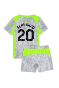 Fotbalové Dres Manchester City Bernardo Silva #20 Dětské Třetí Oblečení 2025-26 Krátký Rukáv (+ trenýrky)